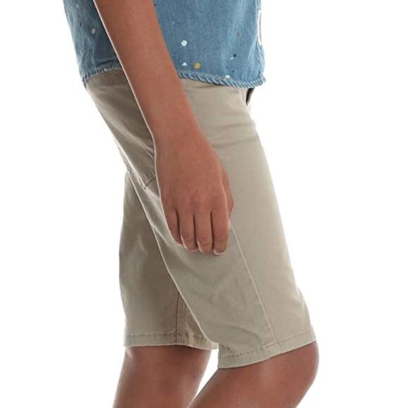 Wrangler Boys Size 8 Shorts Khakis Slim Straight Adjustable Waist Hiking Outdoor - Picture 9 of 10